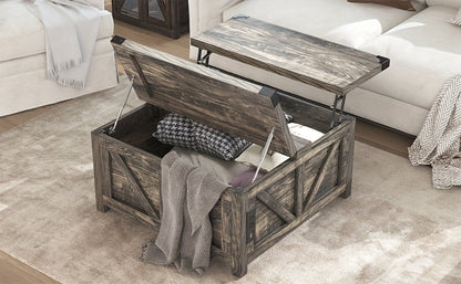 Coffee Table, Living Room Coffee Table for Work, Display, and Everyday Use detail image - detail view 14