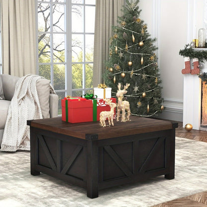 Coffee Table, Living Room Coffee Table for Work, Display, and Everyday Use detail image - detail view 3