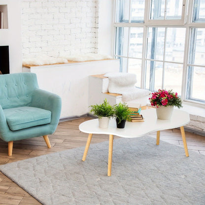 Coffee Table, Modern Accent Table for Work, Display, and Everyday Use detail image - detail view 10