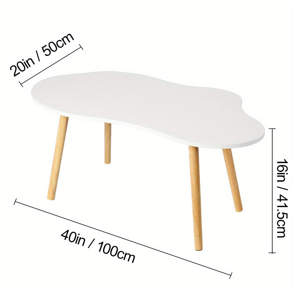 Coffee Table, Modern Accent Table for Work, Display, and Everyday Use detail image - detail view 12
