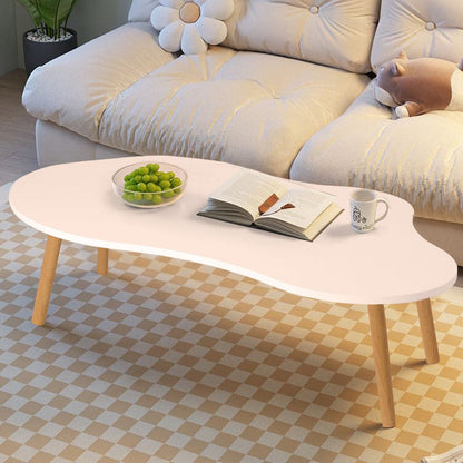 Coffee Table, Cloud Mid Century Modern Minimalist Small Center Table for Living Room shown in the main product view