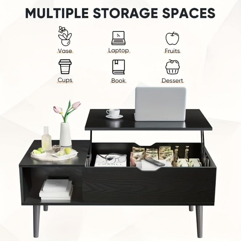 Coffee Table with Hidden Storage for Work, Display, and Everyday Use detail image - detail view 10