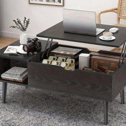 Coffee Table with Hidden Storage for Work, Display, and Everyday Use detail image - detail view 3