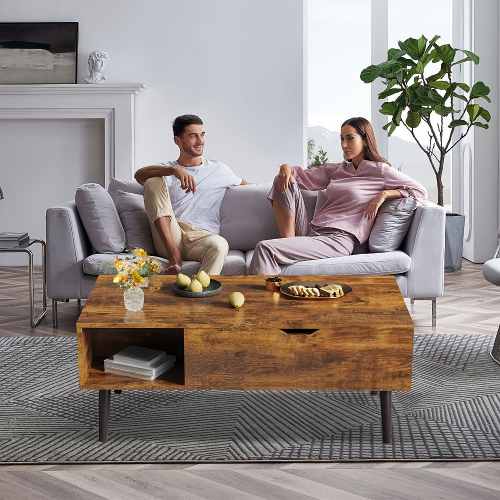 Coffee Table with Hidden Storage for Work, Display, and Everyday Use detail image - detail view 8