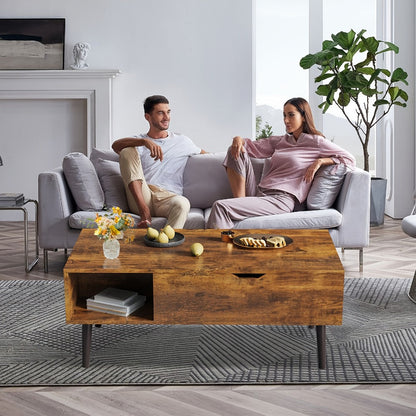 Coffee Table with Hidden Storage for Work, Display, and Everyday Use detail image - detail view 8