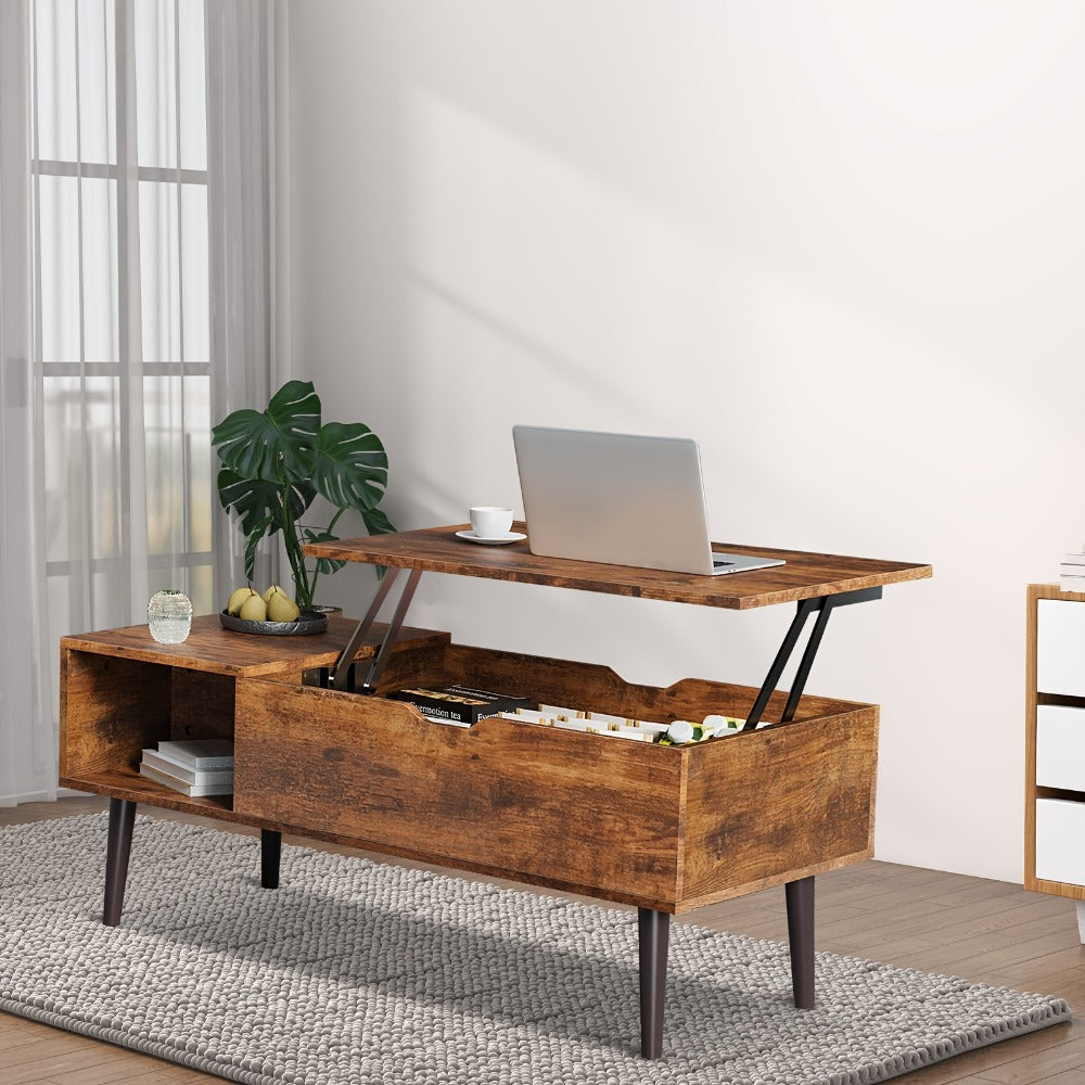 Coffee Table with Hidden Storage for Work, Display, and Everyday Use detail image - detail view 9