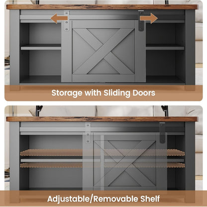 Coffee Table with Hidden Storage, Modern Accent Table for Living Room detail image - detail view 16