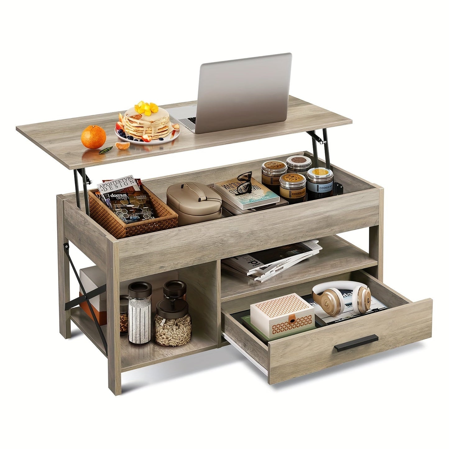 Coffee Table shown in the Greige option