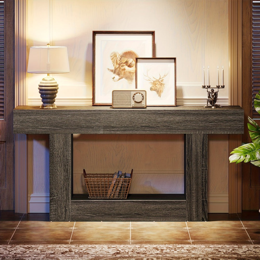 Console Table, Entryway Sofa Table for Work, Display, and Everyday Use detail image - detail view 7