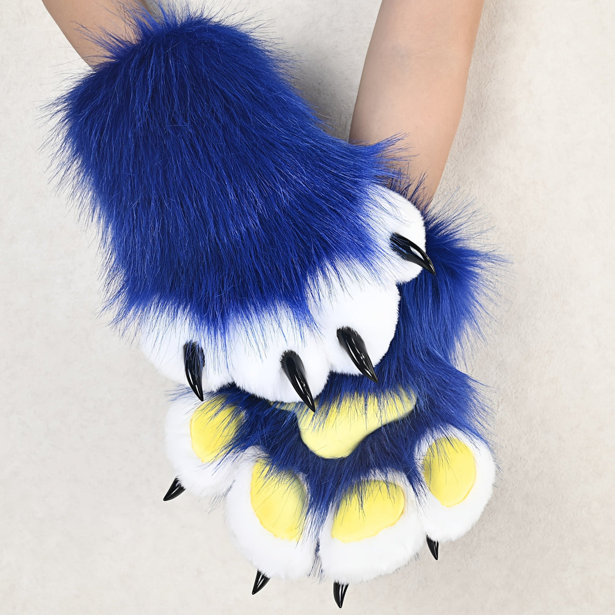 Cosplay Costume Accessories - Claw Gloves with Sound Effects Realistic Furry Cat Fox Beast Animal Paw - product detail view
