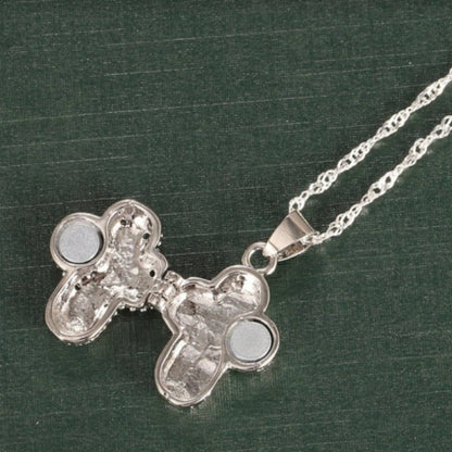 Cross Necklace - Pendant for Women Vintage Bohemian Religious Statement Layered Chain - product detail view 4