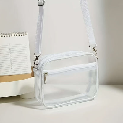 Crossbody Bag for Women – PVC, Clear, Transparent, Adjustable Strap – detail view 6