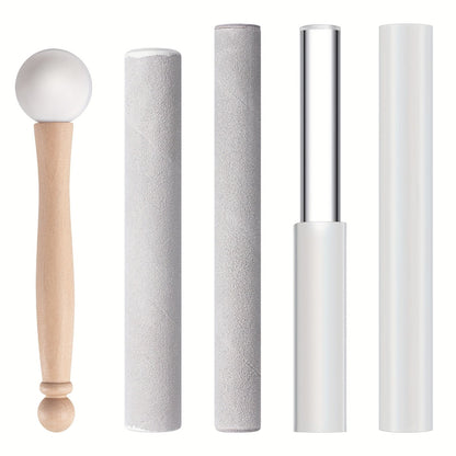 Crystal Singing Bowl Mallet Set shown in the 5 PCs option