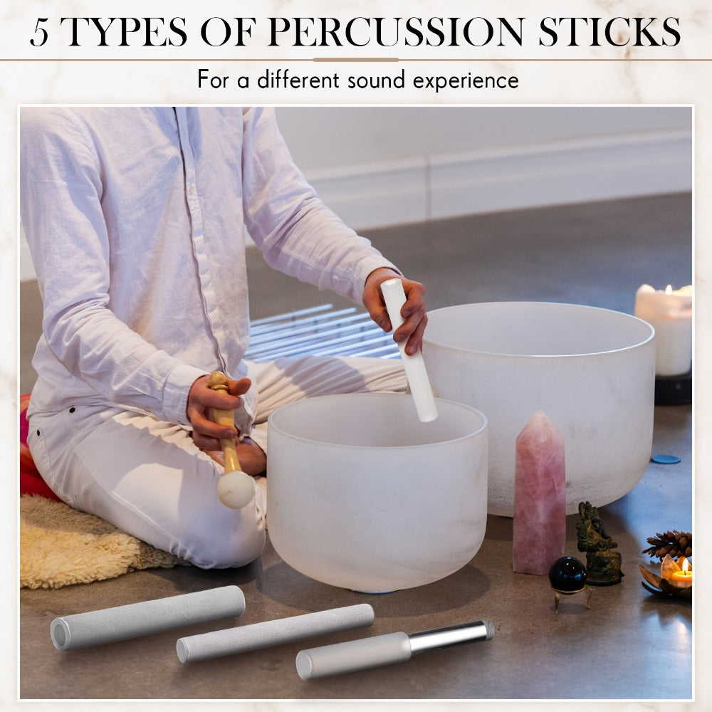 Crystal Singing Bowl Mallet Set shown in the main product view