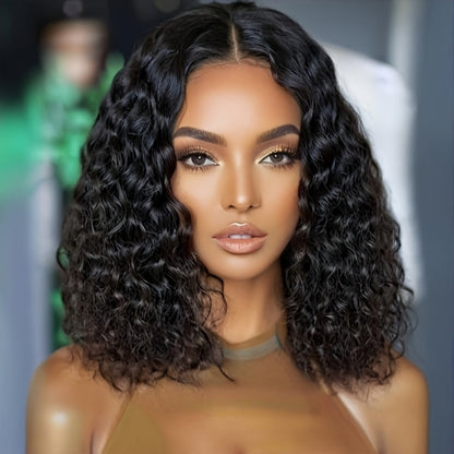 Curly Wig - Brazilian Short 14 Inch No Glue Soft Breathable Synthetic Hair , Naturally - product detail view 12
