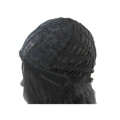 Curly Wig - Long Wavy for Women - Fluffy Big Waves No Bangs Synthetic Hair, Natural - product detail view 5