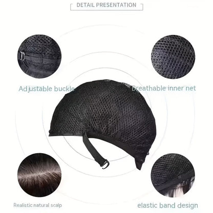 Curly Wig - Short for Women - 10 Inch Black Heat Resistant Synthetic Hair, Thickened - product detail view 8