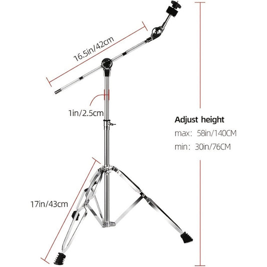 Cymbal Stand, Adjustable, Drum, Sticks for Mounting And Positioning A Drum Cymbal detail image