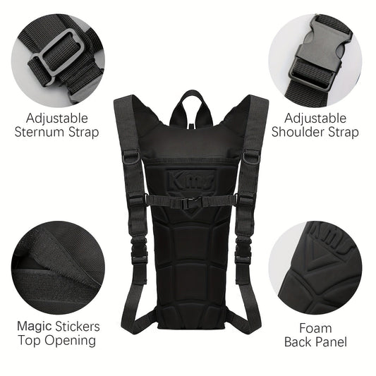 Water Bladder Backpack with 3L & 101.44oz BPA-Free Bladder – Oxford Cloth Hydration Pack for Hiking, Camping & Outdoor Adventures, Multiple Colors Available