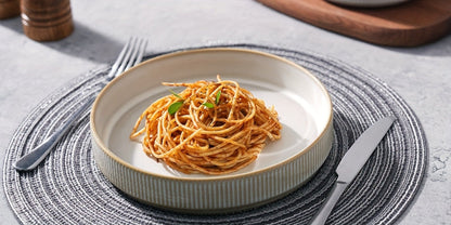 12-Piece Ribbed Dinnerware Set for Four with Dinner Plates, Salad Plates and Cereal Bowls in Two Cream Tones