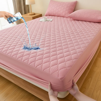 Fitted Mattress Protector with Deep Pocket in Twin, Full, Queen and King Sizes and Multiple Colors