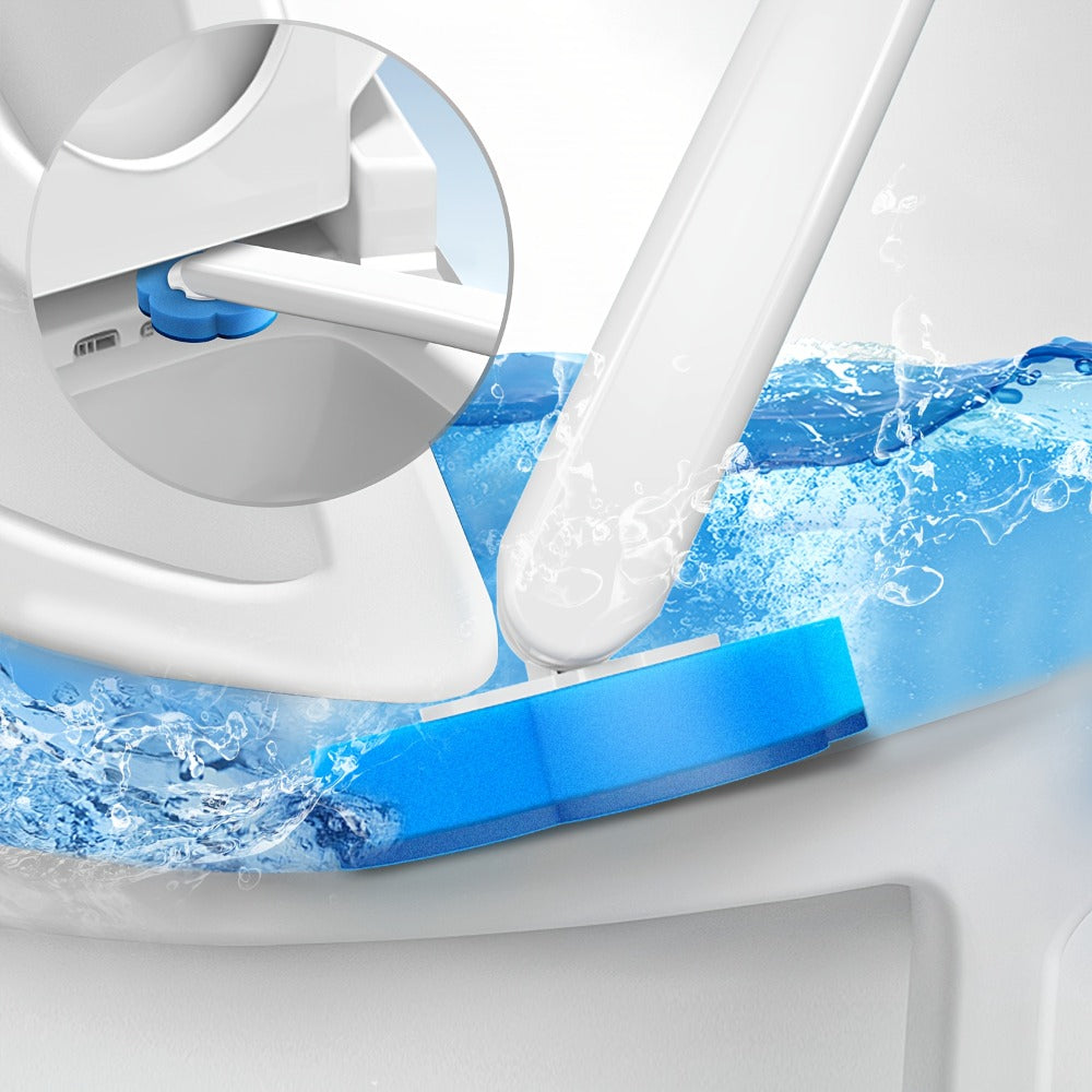 Disposable Toilet Brush System with Wall Bracket and 17- to 53-Refill Set or Refill-Only Options