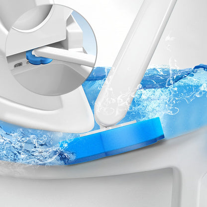 Disposable Toilet Brush System with Wall Bracket and 17- to 53-Refill Set or Refill-Only Options