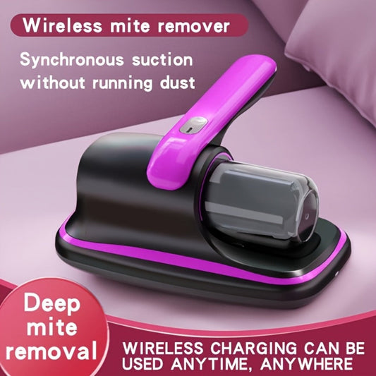 UV Handheld Bed Vacuum Cleaner Rechargeable – Super Suction, Low Noise, Washable Filter for Deep Cleaning Mattress, Sofa, Pet Hair & Dust Mites, Cordless