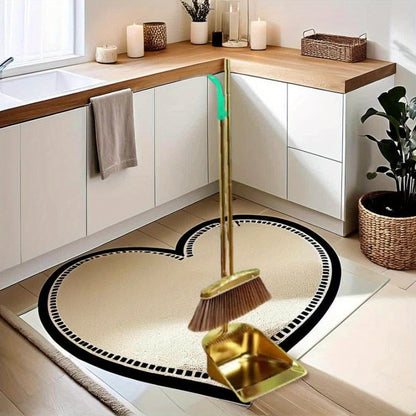 Golden Broom and Dustpan Set with Sectioned Long Handle, Wide Head and Broom-Only or Two-Piece Checkout Options