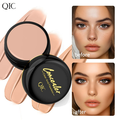 Two-Piece Concealer Cream Set with Matte Finish and Buildable Coverage for Spots and Everyday Face Makeup