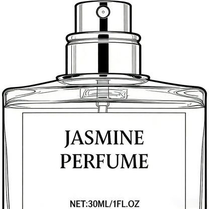 Women's Floral Perfume Spray — Jasmine & Sweet Orange Blossom | Fresh Mint Top Notes, Lavender Base | Long-Lasting 12-Hour Romantic Fragrance | Gift for Her