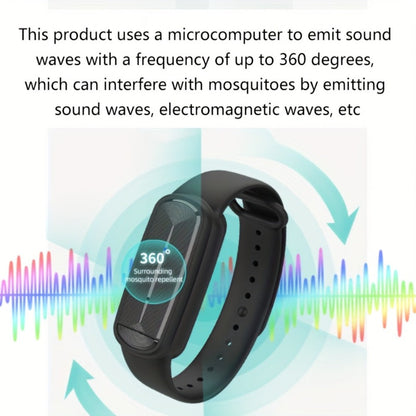 Ultrasonic Mosquito Repellent Bracelet 3-Pack – USB Rechargeable Intelligent Bug Repellent Wristband for Camping, Outdoor, Hiking & Travel, Waterproof Mosquito Control Bracelet for Adults & Kids