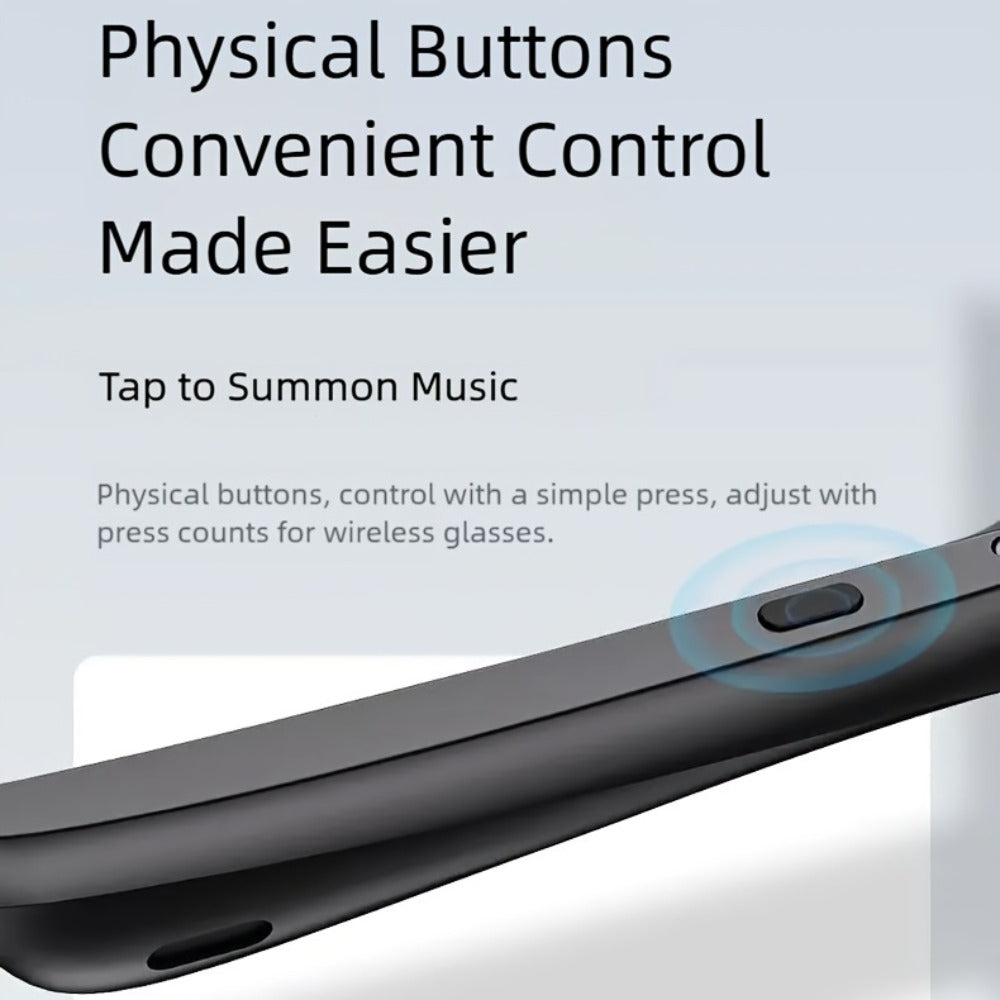 Smart Glasses Translation Eyewear with Photochromic Lenses, Wireless Earphones, Microphone and Rechargeable Battery