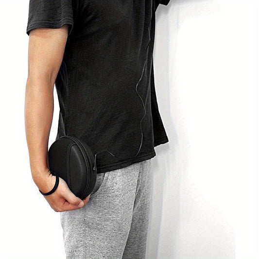 CD Player Carrying Case Shockproof Travel Organizer Bag – Fits GPX Soulcker ARAFUNA HOTT MONODEAL Disc Players, Holds Player Earphones Cables Accessories, Retro Music Gift for Commuters Students Language Learners