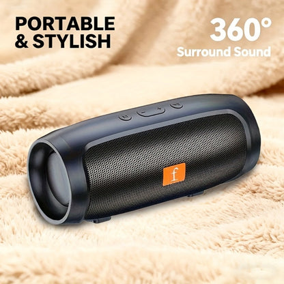 Portable Bluetooth Speaker with RGB Lights & Subwoofer – 5.2 Panoramic Surround Sound, Dual Speakers, Small Stereo Wireless Speaker for Home, Desktop, Holiday Gift for Men & Women
