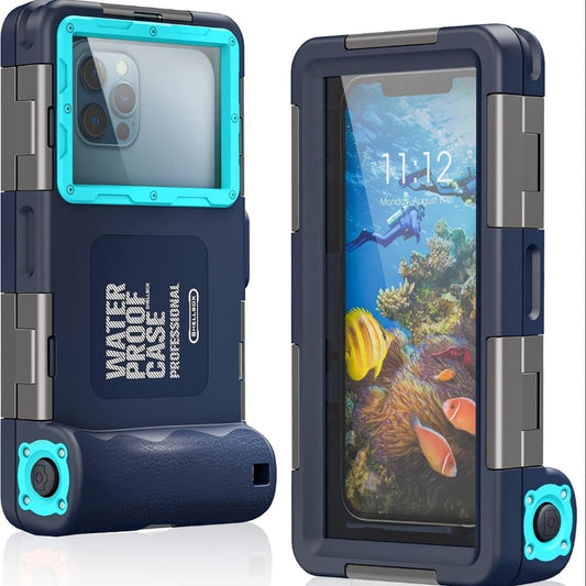 Scuba Diving Phone Case 33ft IP68 Waterproof for iPhone 16 15 14 13 12 11 Pro Max XR XS Samsung S24 S23 S22 – Underwater Photo Video Snorkeling Universal Dive Cover