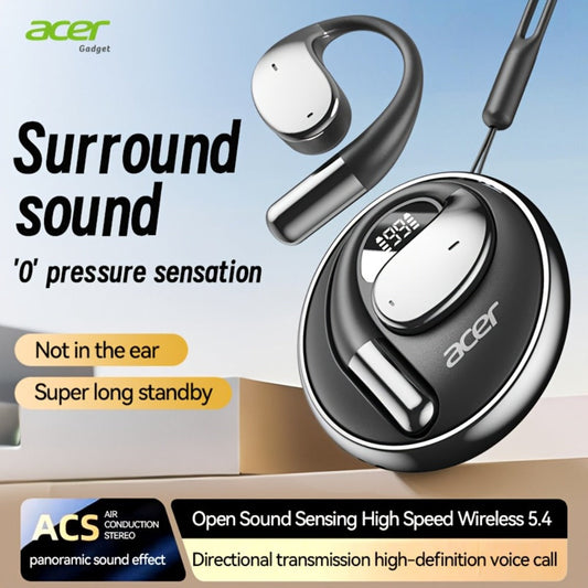 Acer TWS In-Ear Earbuds Noise Canceling Touch Control Sports Wireless Headphones Long Battery Life Lightweight for Running Workout Calls Compatible with Phone Tablet Valentine Gift
