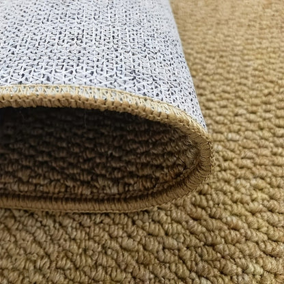 Imitation Sisal Bath Mat and Entryway Rug, 31.5 x 47.24 Inches in Dark Gray or Brown Woven Styles