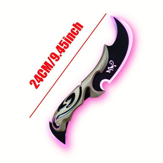 Costume Accessories Rechargeable LED Half Moon Blade Prop, 30cm, with Five Light Color Options