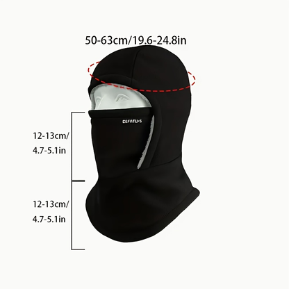 Knit Winter Balaclava with Neck and Ear Coverage in Six Colors for Cycling, Skiing and Outdoor Work