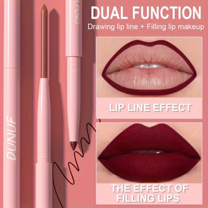 Twelve-Piece Lip Liner and Lip Color Pencil Set with Nude-to-Bold Visible Shades in the 12 Colors Option