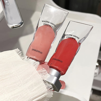 Five-Piece SHAQINUO Water-Shine Lip Gloss Set with Contoured Squeeze Tubes in Shades 01 through 05