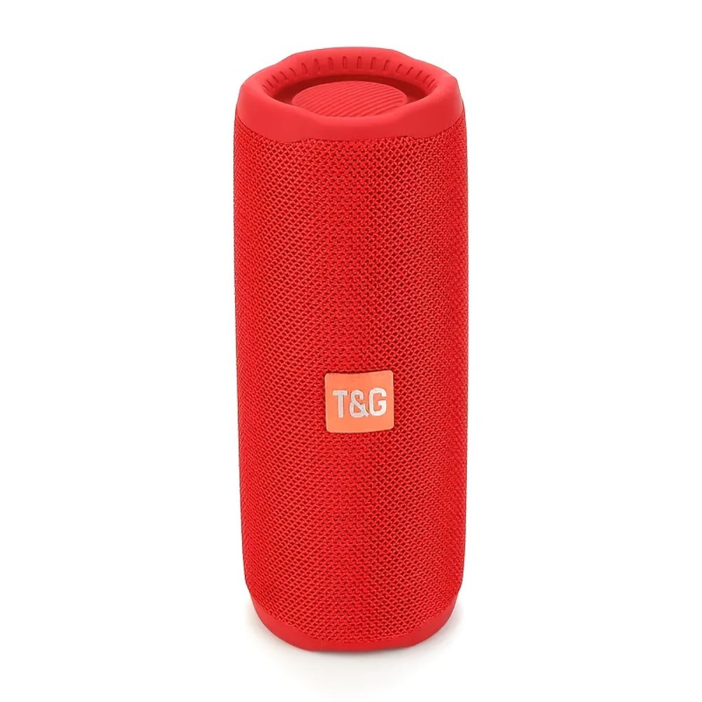 TG365 Portable Bluetooth Speaker with LED Light – TWS Stereo, Built-In Mic, FM Radio, TF Card, USB, AUX, Hands-Free Calling, Shock-Resistant Outdoor Wireless Speaker Gift