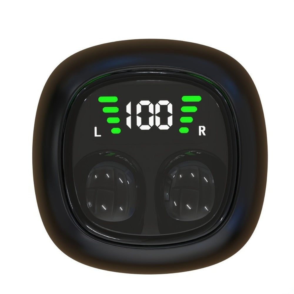 Wireless Earbuds Ultra-Small HiFi In-Ear with Touch Control, Built-In Mic and LED Case in Three Colors