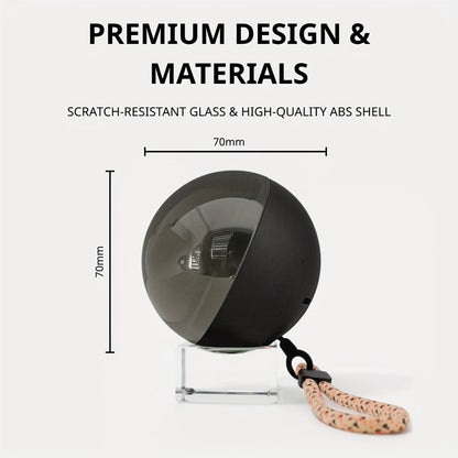 Crystal Ball Video Player Gift 2.7 Inch LED Light-Up Digital Sphere - Upload Your Own Videos & Photos