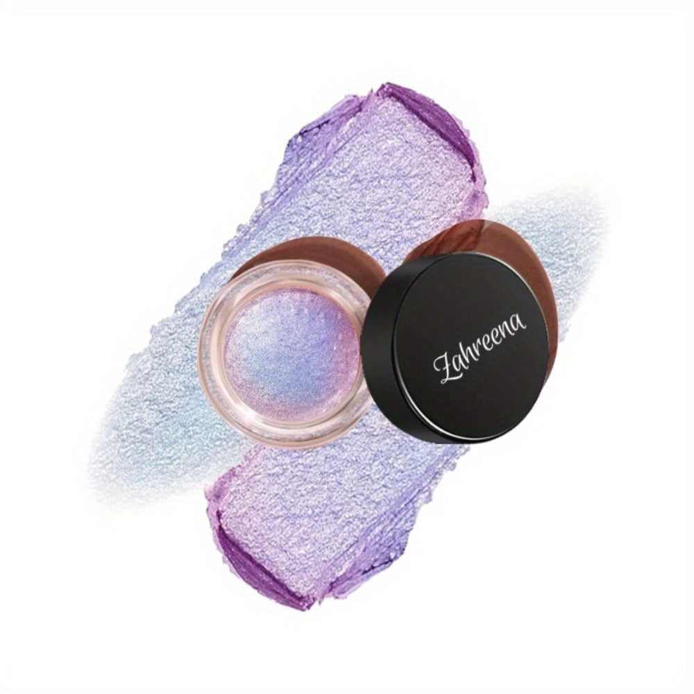 Holographic Glitter Eyeshadow Gel Jelly Shimmer water-resistant extended-wear Indigo Twilight Purple Blue Gradient Eye Makeup for Party