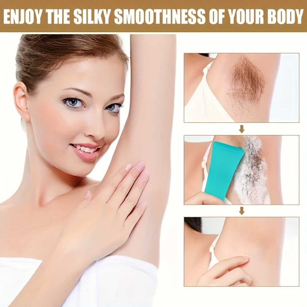 Hair Removal Cream ROZINO 150g Coconut Oil Pump Bottle with Carton for External Body Grooming