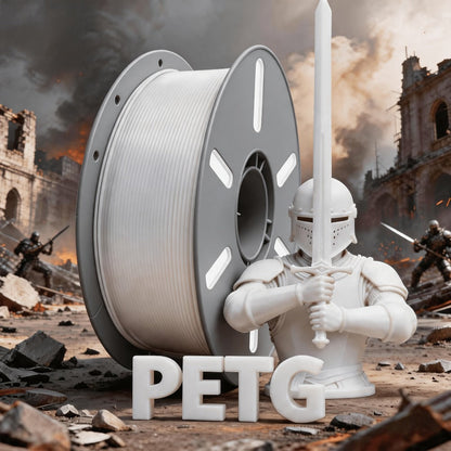 3D Printer Filament PETG 1.75mm 1kg Vacuum-Packed Spool with Nine Color and Finish Options