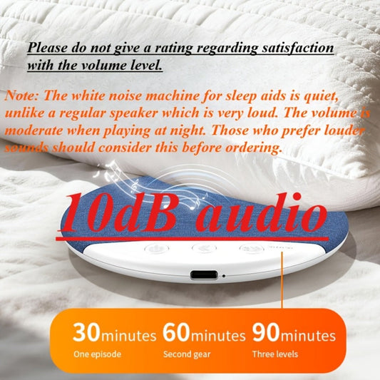 Ultra Slim Under Pillow Sleep Speaker with White Noise, Bluetooth 5.4 Pillow Headphones for Side Sleepers, 30/60 Min Auto Sleep Timer, Lightweight Bone Conduction Sound Design for Sleeping, Insomnia Relief & Relaxation – Blue