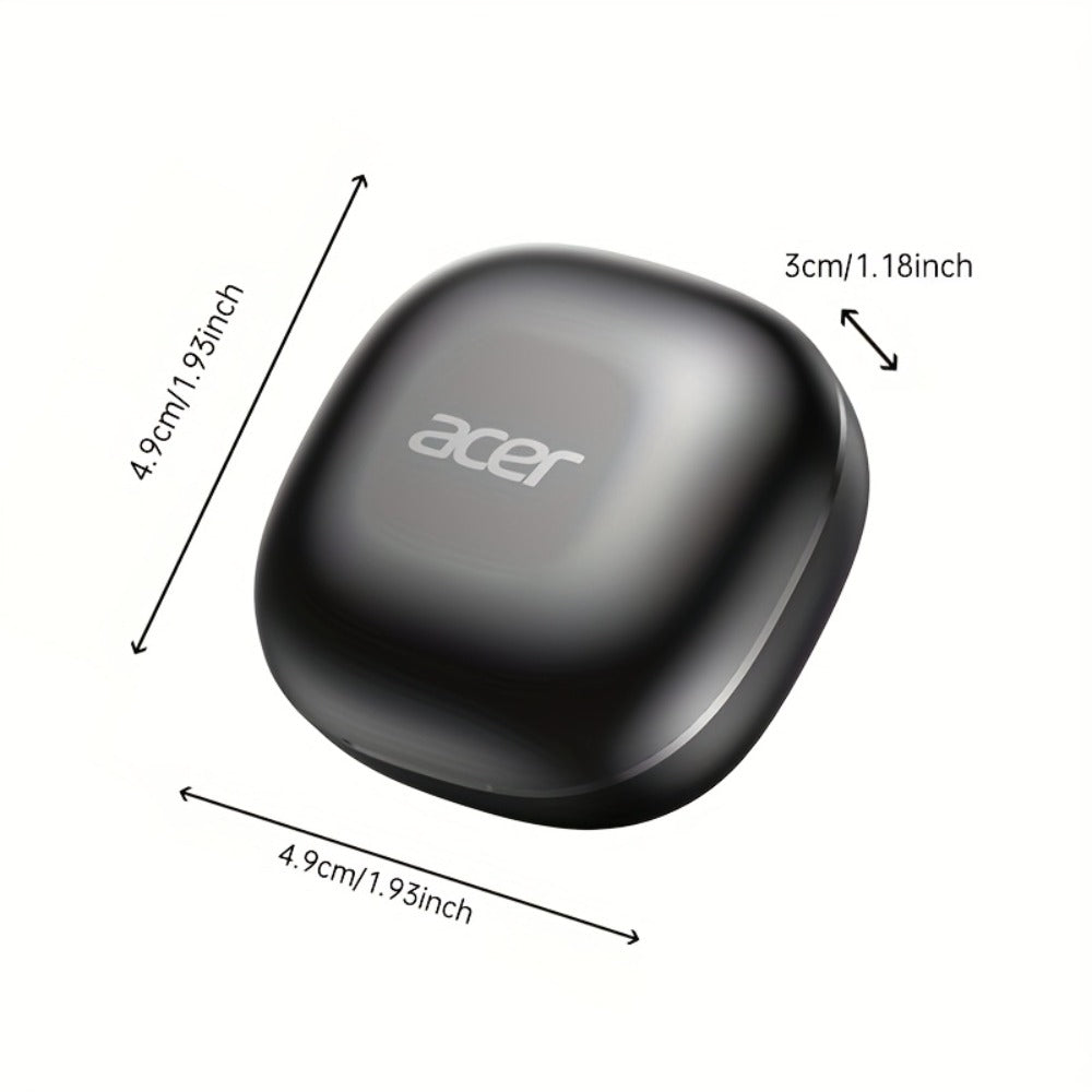 Acer OHR501 Dolby Surround Sound Wireless Earbuds Bluetooth 5.4 Semi-In-Ear TWS Intelligent Noise Cancellation Fingerprint Touch Control Ultra-Low Latency Type-C Fast Charging 8 Colors